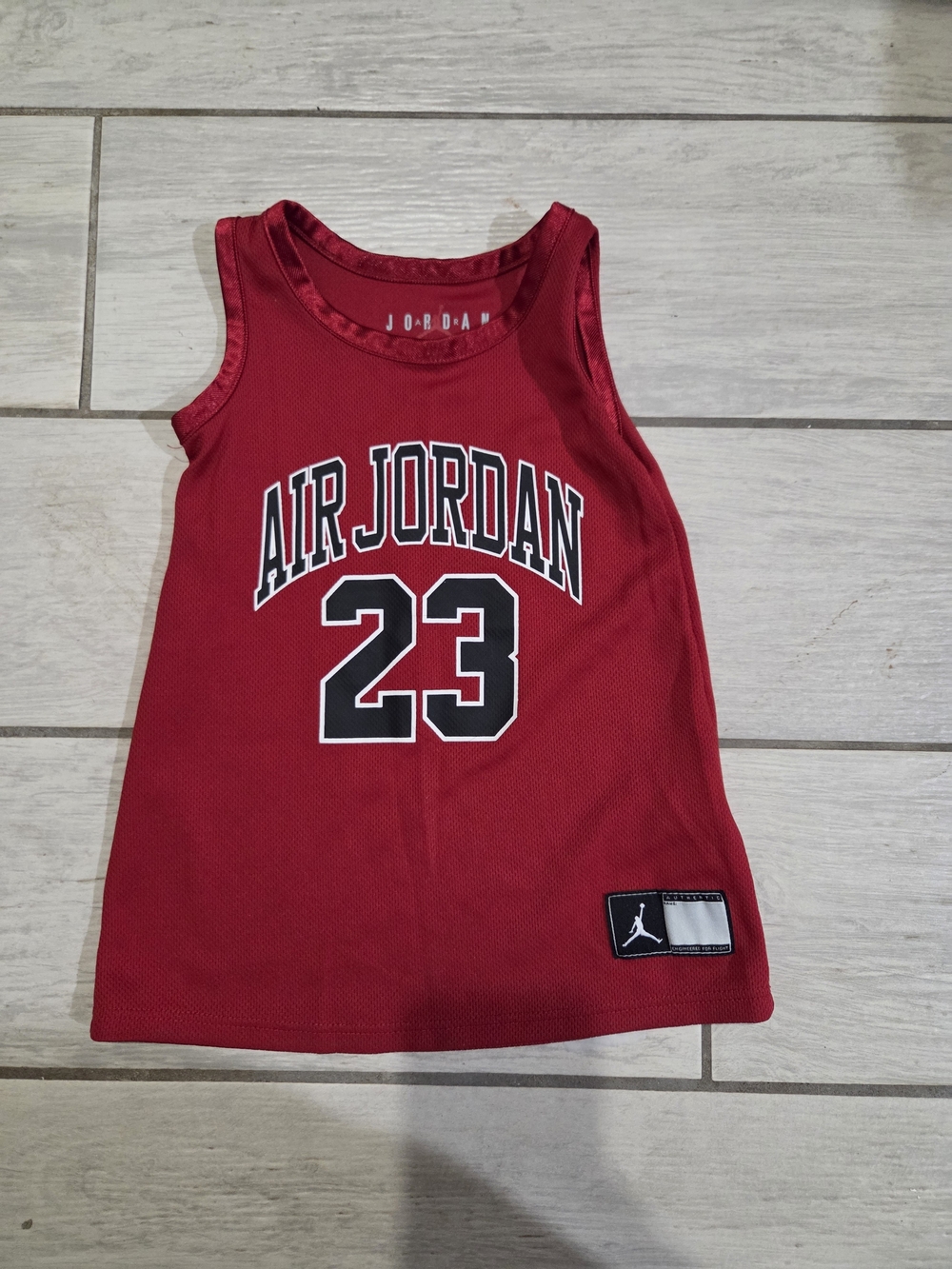 Jordan Red Kids' Air Jordan 23 Tank Top